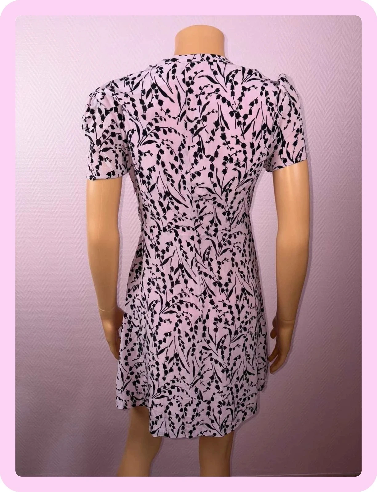 Maje summer dress size 2 100% silk super condition – photo 6